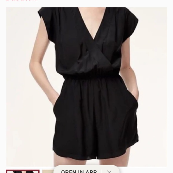 Babaton Romper Aritzia - Picture 2 of 2